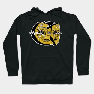 yellow radio vintage Hoodie